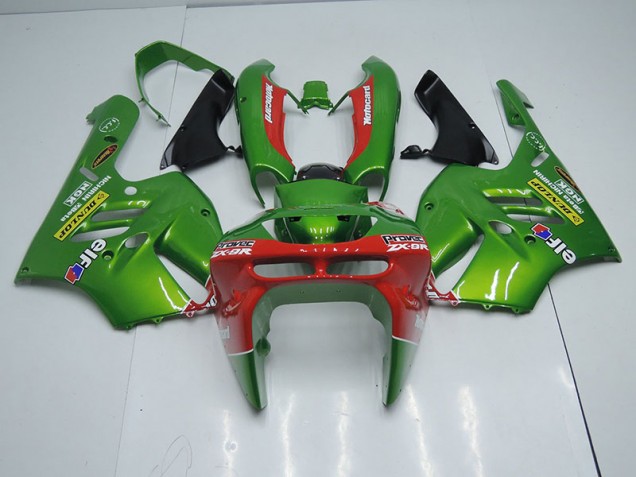 Vert Rouge Carénage Kawasaki ZX9R 1994-1997 Vert Rouge Carénage Kawasaki ZX9R 1994-1997