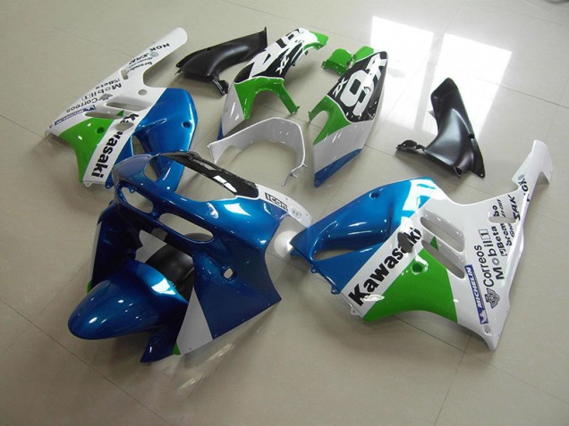 Light Bleu Blanc Carénage Kawasaki ZX9R 1994-1997 Light Bleu Blanc Carénage Kawasaki ZX9R 1994-1997