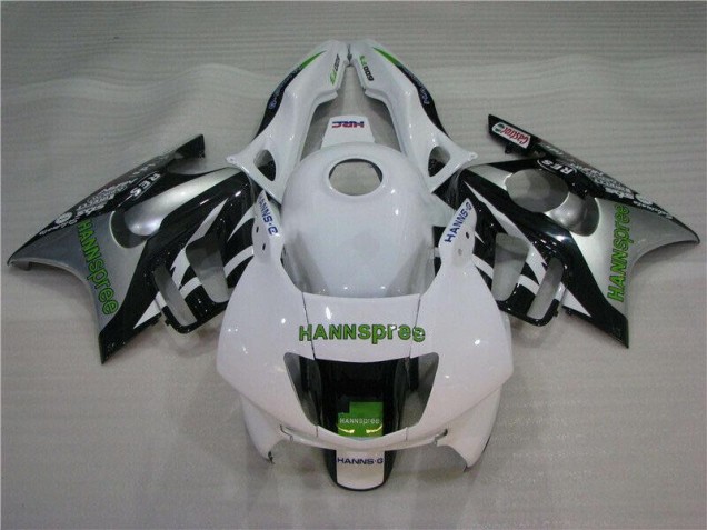 Blanc Vert Hannspree Carénage Honda CBR 600 F3 1995-1998 Blanc Vert Hannspree Carénage Honda CBR 600 F3 1995-1998
