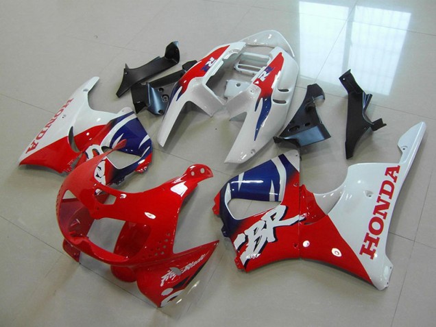 Blanc Rouge Carénage Honda CBR 900 RR 893 1996-1997 Blanc Rouge Carénage Honda CBR 900 RR 893 1996-1997