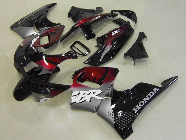Rouge Noir Argent Carénage Honda CBR 900 RR 893 1996-1997 Rouge Noir Argent Carénage Honda CBR 900 RR 893 1996-1997