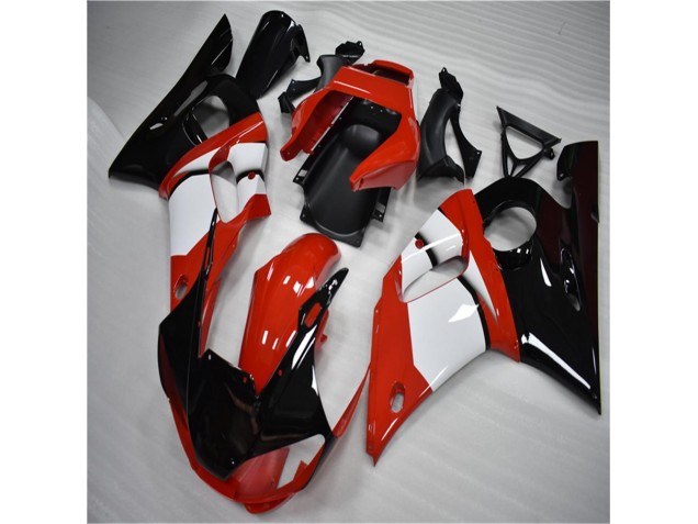 Noir Blanc Carénage Yamaha R6 1998-2002