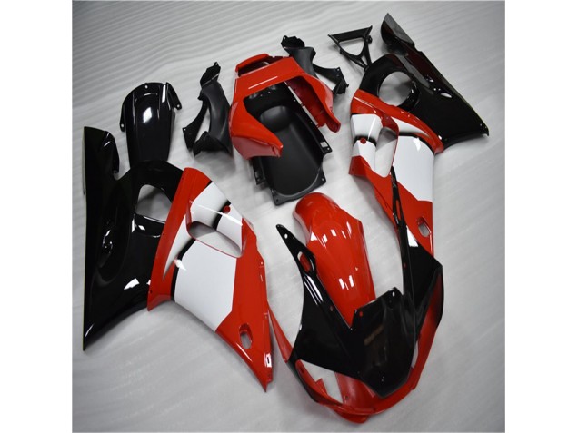 Noir Blanc Carénage Yamaha R6 1998-2002