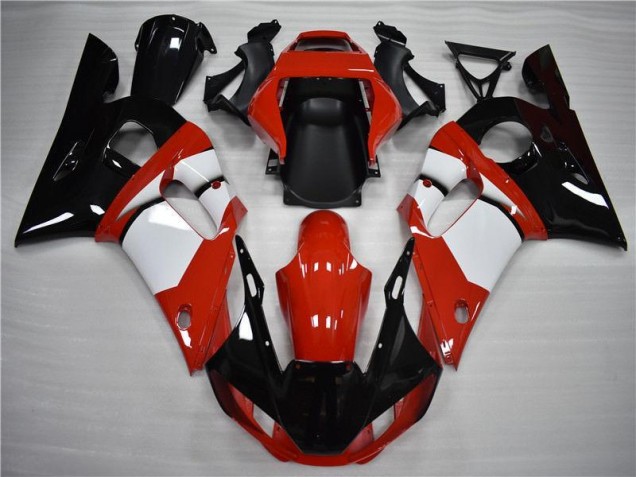 Noir Blanc Carénage Yamaha R6 1998-2002