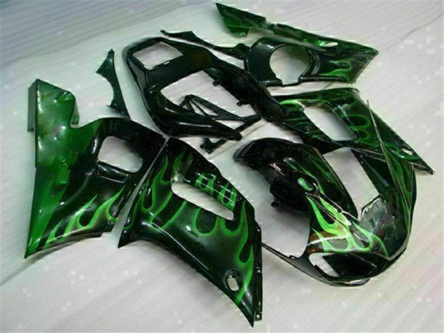 Vert Noir Carénage Yamaha R6 1998-2002