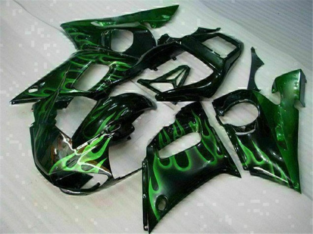 Vert Noir Carénage Yamaha R6 1998-2002