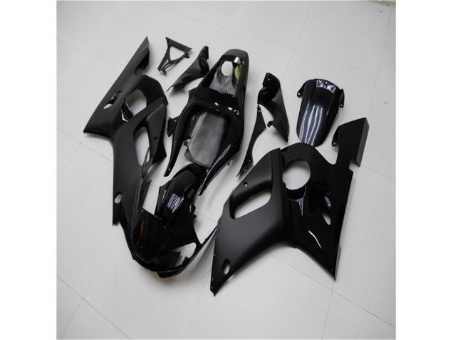Brillant Noir Mat Carénage Yamaha R6 1998-2002