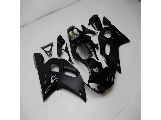 Brillant Noir Mat Carénage Yamaha R6 1998-2002