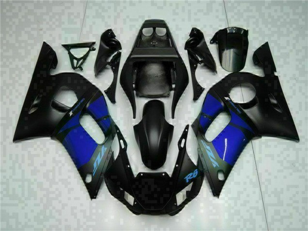 Bleu Noir Carénages Yamaha R6 1998-2002 Bleu Noir Carénages Yamaha R6 1998-2002