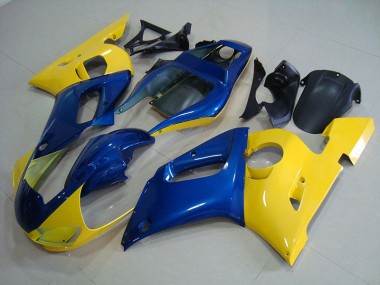 Jaune Bleu Carénages Yamaha R6 1998-2002 Abordables