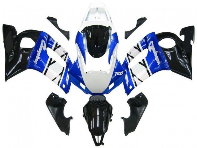 Bleu Noir Champions Carénage Yamaha R6 1998-2002 Bleu Noir Champions Carénage Yamaha R6 1998-2002