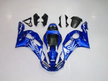 Bleu Blanc Go Motul Carénage Yamaha R6 1998-2002 Abordables