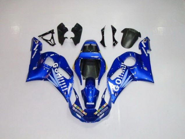 Bleu Blanc Go Motul Carénage Yamaha R6 1998-2002
