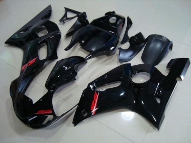 Noir Brillant Rouge Décalque Carénage Yamaha R6 1998-2002 Abordables