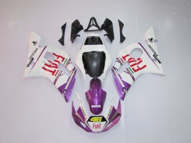 Blanc Violet Fiat 46 Carénage Yamaha R6 1998-2002 Abordables