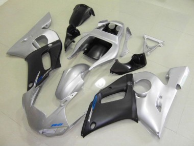 Noir Argent Carénage Yamaha R6 1998-2002 Abordables