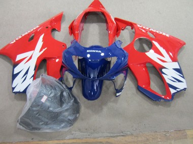 Bleu Rouge Carénage Honda CBR 600 F4 1999-2000 Abordables