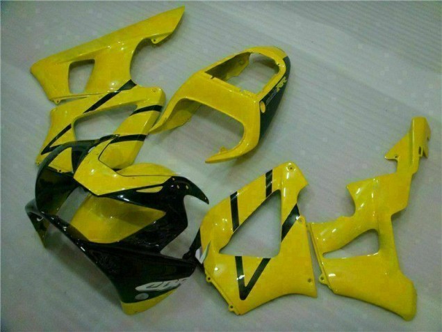 Jaune Carénage Honda CBR 900 RR 929RR 2000-2001 Jaune Carénage Honda CBR 900 RR 929RR 2000-2001