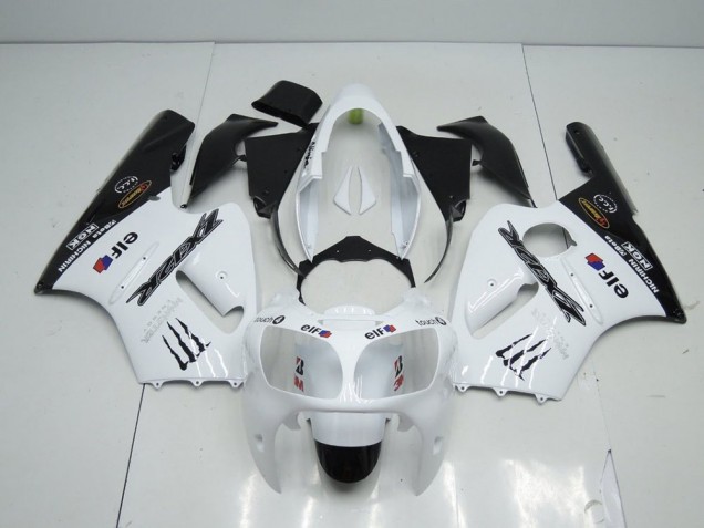 Blanc Monster Carénage Kawasaki ZX12R 2000-2001 Blanc Monster Carénage Kawasaki ZX12R 2000-2001