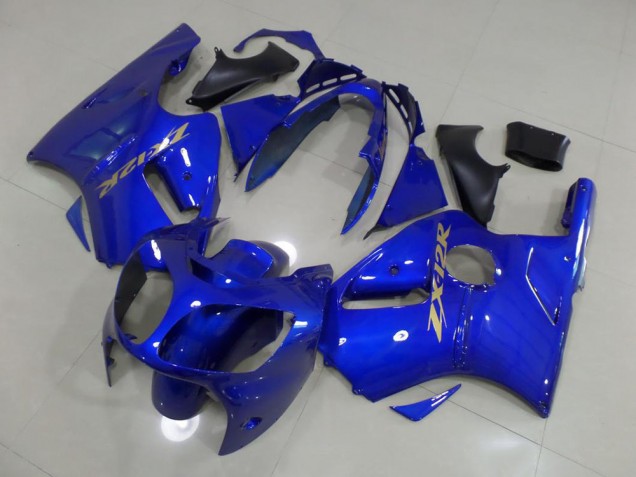 Bleu avec Or Décalque Carénage Kawasaki ZX12R 2000-2001 Bleu avec Or Décalque Carénage Kawasaki ZX12R 2000-2001