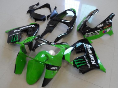 Vert Monster Carénage Kawasaki ZX9R 2000-2001 Abordables