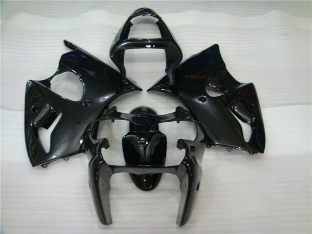 Noir Brillant Carénage Kawasaki ZX6R 2000-2002 Noir Brillant Carénage Kawasaki ZX6R 2000-2002