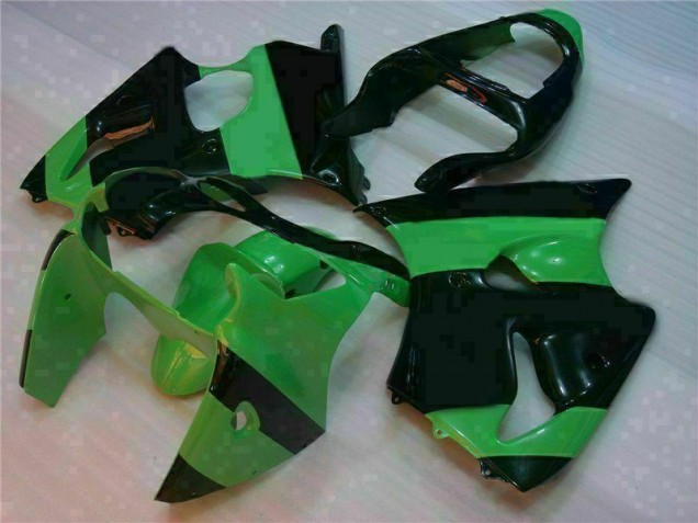 Vert Noir Carrosserie Kawasaki ZX6R 2000-2002 Vert Noir Carrosserie Kawasaki ZX6R 2000-2002