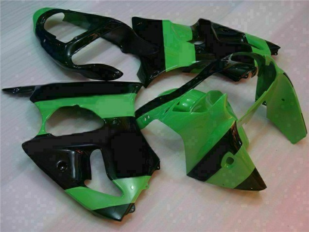 Vert Noir Carrosserie Kawasaki ZX6R 2000-2002 Vert Noir Carrosserie Kawasaki ZX6R 2000-2002