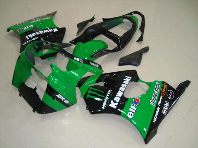 Vert Monster Carénage Kawasaki ZX6R 2000-2002 Vert Monster Carénage Kawasaki ZX6R 2000-2002