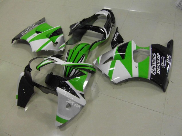 Vert Blanc Bande Carénage Kawasaki ZX6R 2000-2002 Vert Blanc Bande Carénage Kawasaki ZX6R 2000-2002