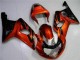 Orange Noir Carénage Suzuki GSXR 1000 K1 2000-2002 Orange Noir Carénage Suzuki GSXR 1000 K1 2000-2002