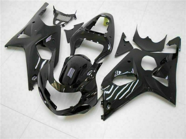 Noir Brillant Carénage Suzuki GSXR 1000 K1 2000-2002 Noir Brillant Carénage Suzuki GSXR 1000 K1 2000-2002