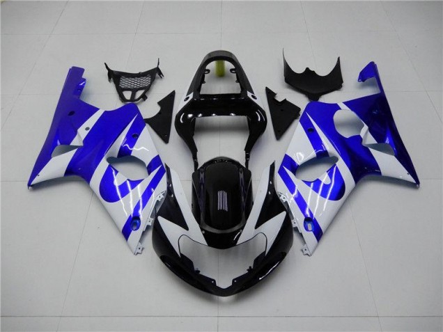Bleu Blanc Carénage Suzuki GSXR 1000 K1 2000-2002 Bleu Blanc Carénage Suzuki GSXR 1000 K1 2000-2002