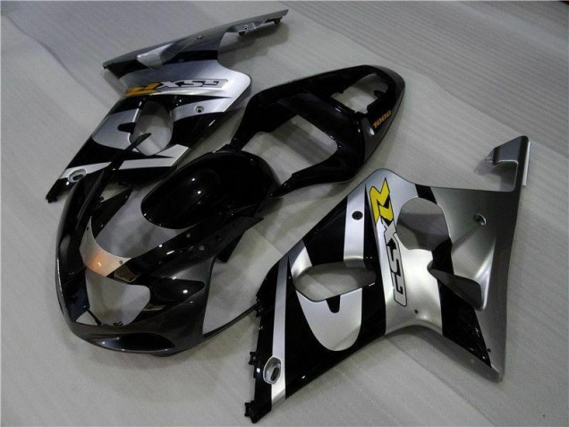 Argent Noir Carénage Suzuki GSXR 1000 K1 2000-2002 Argent Noir Carénage Suzuki GSXR 1000 K1 2000-2002