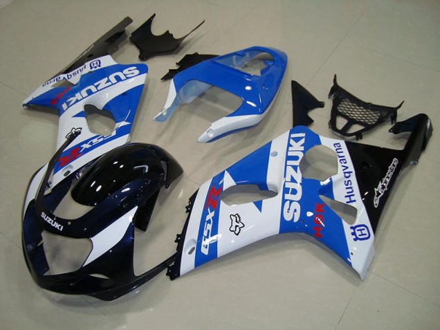 Blakc Bleu Blanc Carénage Suzuki GSXR 1000 K1 2000-2002 Blakc Bleu Blanc Carénage Suzuki GSXR 1000 K1 2000-2002