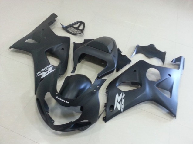 Noir Mat avec Argent GSXR Carénage Suzuki GSXR 1000 K1 2000-2002 Noir Mat avec Argent GSXR Carénage Suzuki GSXR 1000 K1 2000-2002