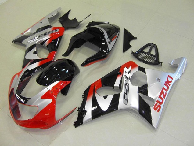 Rouge Argent Carénage Suzuki GSXR 1000 K1 2000-2002 Rouge Argent Carénage Suzuki GSXR 1000 K1 2000-2002