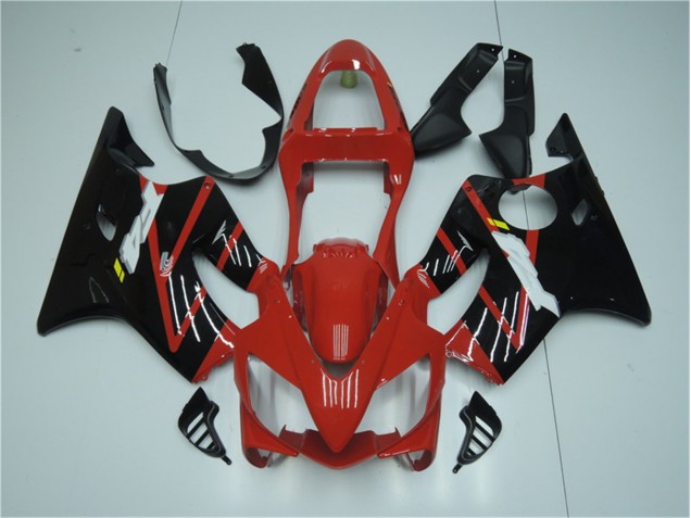 Rouge Noir Kit Carénages Complet Honda CBR 600 F4i 2001-2003