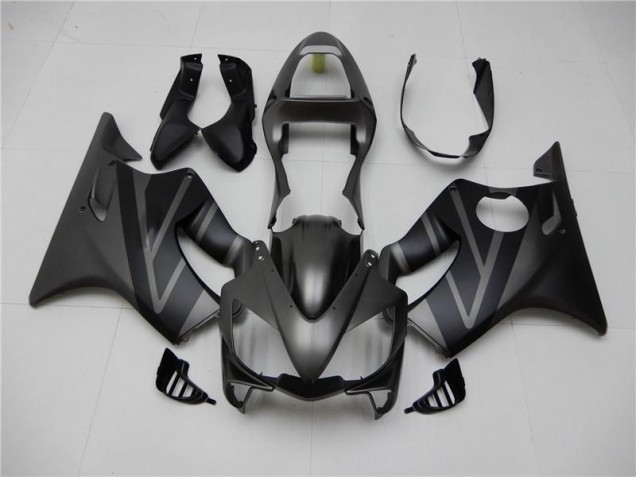 Noir Mat Gris Carénage Honda CBR 600 F4i 2001-2003 Noir Mat Gris Carénage Honda CBR 600 F4i 2001-2003