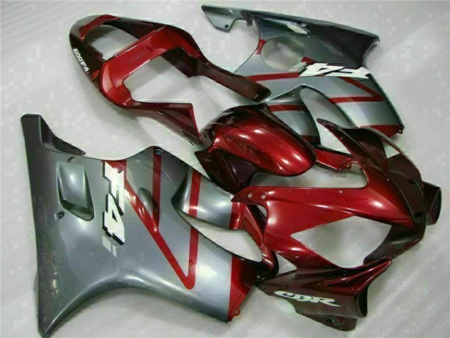 Rouge Argent Carénages Honda CBR 600 F4i 2001-2003 Rouge Argent Carénages Honda CBR 600 F4i 2001-2003
