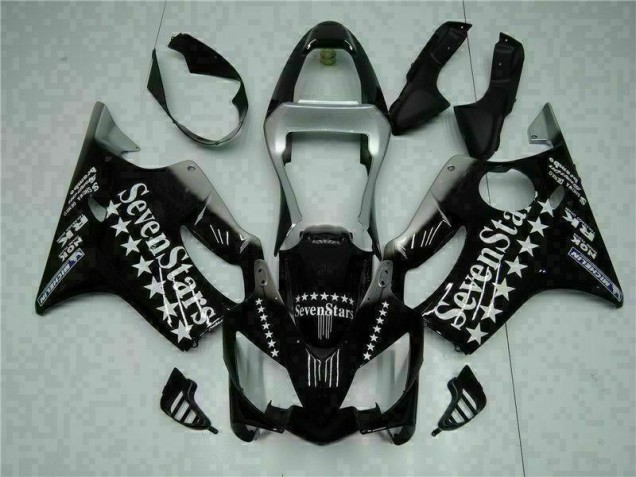 Noir Blanc SevenStarss Carénage Honda CBR 600 F4i 2001-2003