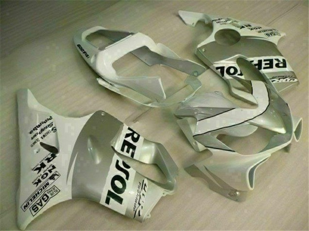 Blanc Argent Carénage Honda CBR 600 F4i 2001-2003 Blanc Argent Carénage Honda CBR 600 F4i 2001-2003