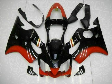 Rouge Noir Carénage Honda CBR 600 F4i 2001-2003 Abordables