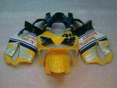 Jaune Argent Nastro Azzurro Carénage Honda CBR 600 F4i 2001-2003 Abordables