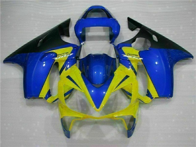Jaune Bleu Carénage Honda CBR 600 F4i 2001-2003 Jaune Bleu Carénage Honda CBR 600 F4i 2001-2003