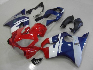 Rouge Bleu Argent Carénage Honda CBR 600 F4i 2001-2003 Abordables