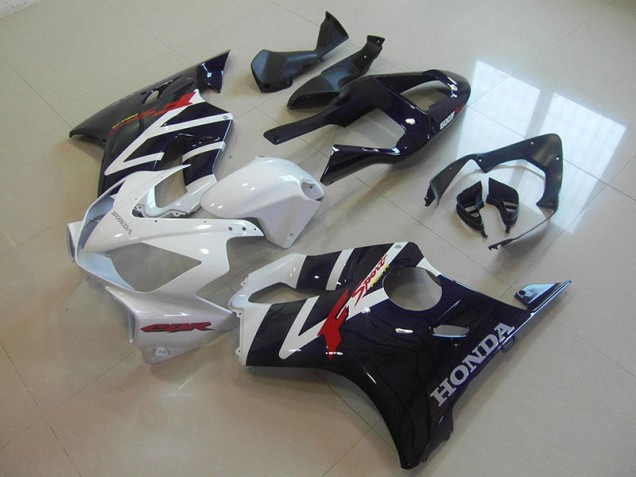 Noir Blanc F Sport Carénage Honda CBR 600 F4i 2001-2003 Noir Blanc F Sport Carénage Honda CBR 600 F4i 2001-2003