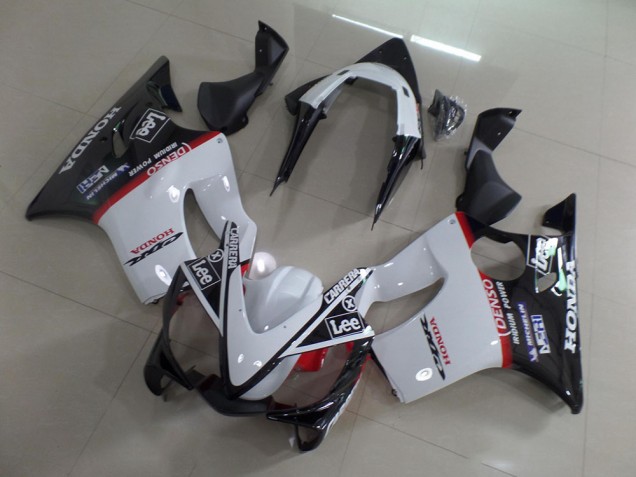 Blanc Noir Carrera Lee Carénage Honda CBR 600 F4i 2001-2003 Blanc Noir Carrera Lee Carénage Honda CBR 600 F4i 2001-2003