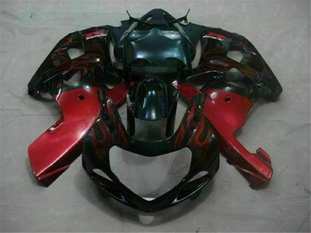 Noir Rouge Carénage Suzuki GSXR 600 / 750 K1 K2 K3 2001-2003 Noir Rouge Carénage Suzuki GSXR 600 / 750 K1 K2 K3 2001-2003
