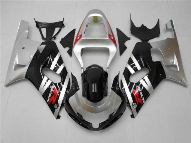 Argent Carénage Suzuki GSXR 600 / 750 K1 K2 K3 2001-2003 Argent Carénage Suzuki GSXR 600 / 750 K1 K2 K3 2001-2003